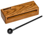 Timber Drum Co. Wood Block Percussion Musical Instrument, 7" Medium — MADE IN U.S.A. — Includes Mallet, Feet — Solid Hardwood, Rich Block Tone - size: Medium