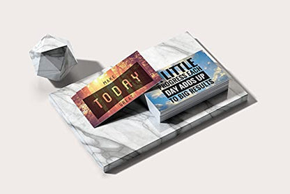 Better Office Products Motivation Inspiration Affirmation Cards, 60 Pack, 60 Unique Assorted Designs, Encouragement Card Deck, 2" x 3.5" (Business Card Size)