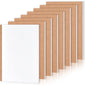 EOOUT 8 Pack Blank Kraft Notebooks, A5 Journals Notebook Bulk, Unlined Paper Sketchbooks, 8.3 x 5.5 inches 60 Pages Travel Journal Set for Journaling, Student, Kids, Writing - style: Blank-8pack