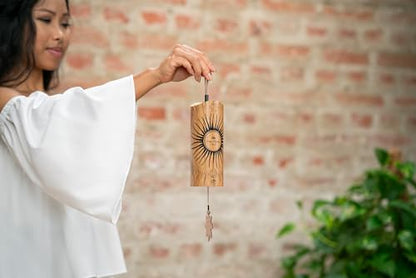 Cosmic Bamboo Chimes For Calming Meditation, ASMR, Sound Healing Therapy, and Yoga - size: Single, style: Sol