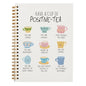 Funny Mental Health Notebook, Positivi-Tea Mental Health Journal for Women, Positive Mental Health Gifts, Therapy Journal for Mental Health, Spiral Notebook 5.5x8.3 Inch - color: Positivi-Tea - White