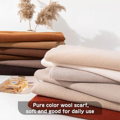 Sumolux Scarf for Women Pashmina Shawls Wraps for Evening Dresses Wedding Bridesmaid Gifts Winter Warm Soft Scarves - color: Dark Grey
