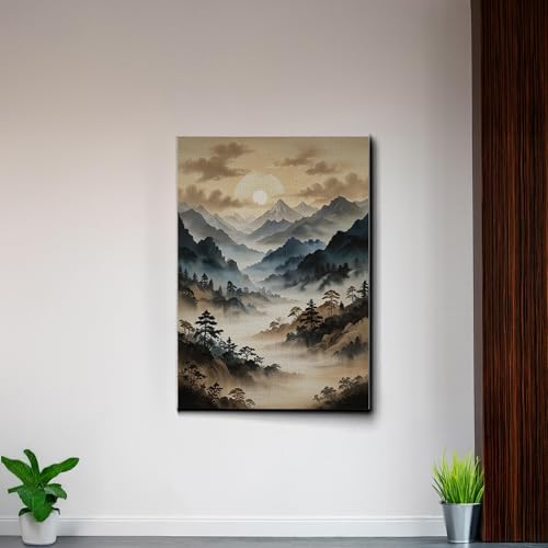 Japanese Wall Art, Minimalist Wall Art, Neutral Abstract Art, Modern Minimalist, Zen Wall Art, Zen Printed Wall Art, Japanese Art Print, Decor Canvas, Arts