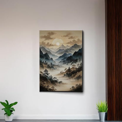 Japanese Wall Art, Minimalist Wall Art, Neutral Abstract Art, Modern Minimalist, Zen Wall Art, Zen Printed Wall Art, Japanese Art Print, Decor Canvas, Arts