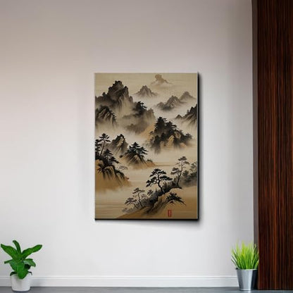 Japanese Wall Art, Minimalist Wall Art, Neutral Abstract Art, Modern Minimalist, Zen Wall Art, Zen Printed Wall Art, Japanese Art Print, Artwork Canvas Décor, Decor