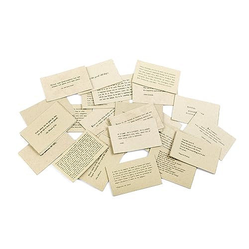 Sugarboo Top 50 365 Gathered Thoughts Paper Card Pack - Handcrafted Affirmation Cards for Daily Inspiration, Motivation, and Positivity - style: Top 50 Gathered Thoughts Paper