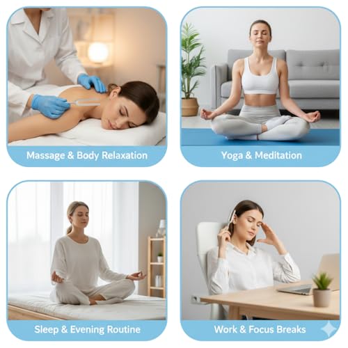 Tuning Forks for Healing – 128Hz Weighted&Unweighted Sound Therapy Tools, Chakra Balancing, Meditation & Yoga, Portable Vibrational Healing for Anxiety & Relaxation