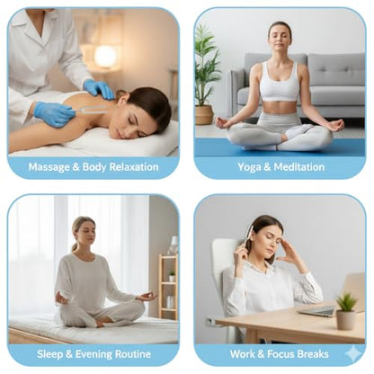 Tuning Forks for Healing – 128Hz Weighted&Unweighted Sound Therapy Tools, Chakra Balancing, Meditation & Yoga, Portable Vibrational Healing for Anxiety & Relaxation