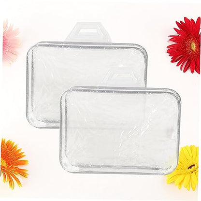 Holibanna 2pcs Large Capacity Quilt Storage Bag Waterproof Pvc Clothes Organizer for Home Travel Random Style