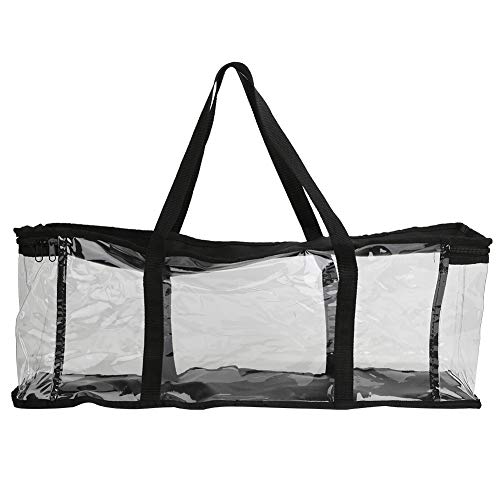 High-Capacity CD Storage Bag, Transparent Organizer Tote, Portable Wallet for Home Travel and Book Collection