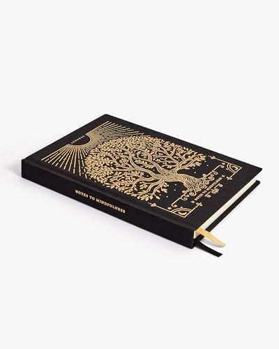 Intelligent Change Notes to Mindfulness Daily Journal for Women With Prompts to Write In, Illustrated Gratitude & Positivity, Undated Guided, Hardbound Wellness - Chelsea Kauai (Stone Black)
