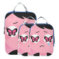 With Zipper 3 Set Packing Travel Organizer Polyester Space Saver Travel Bags, First Date Nerves Look (3 Set) - color: First Date Nerves Look