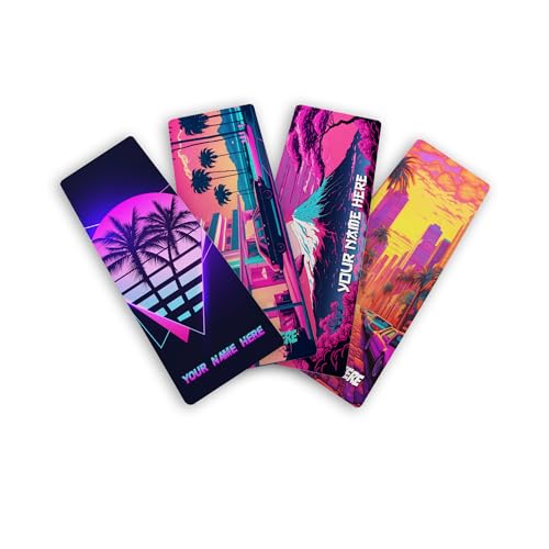 Custom Yoga Mat | Ships Next Day | Customize | Workout Mat for Men and Women | Non Slip Rubber Exercise Mat | 4mm Thick Gym Mat for Meditation, Pilates, Yoga, Gym - color: Vapor Wave