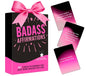 Badass Affirmation Cards, Sassy Affirmations, 60 Affirmation Deck for Girls, Inspiring Daily Quotes Encouragement Cards for Women Empowerment, Journal Prompts, Graduation Birthday Gift for Her