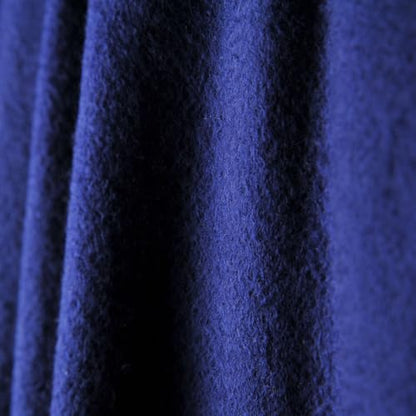 CUDDLE DREAMS Premium Cashmere Throw Blanket with Fringe, Luxuriously Soft (Navy) - color: Navy