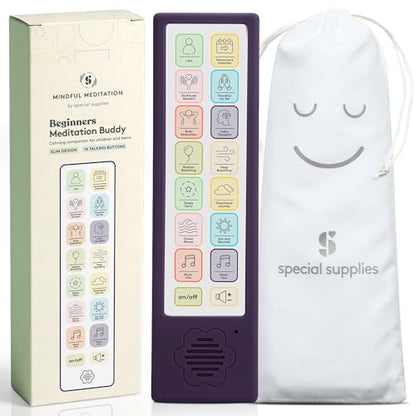 Special Supplies Meditation Buddy – Screen-Free Mindfulness & Breathing Device for Stress Relief, Daily Meditation, Anxiety Relief, Calm Focus & Emotional Balance for Kids and Adults (Kids) - size: Kids