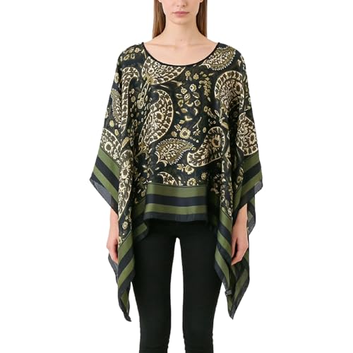 Women's Satin Cover Up Short Poncho Tops Sheer Chiffon Boho Pashmina Shawl Beach Soft Shawl - color: Style17