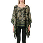 Women's Satin Cover Up Short Poncho Tops Sheer Chiffon Boho Pashmina Shawl Beach Soft Shawl - color: Style17