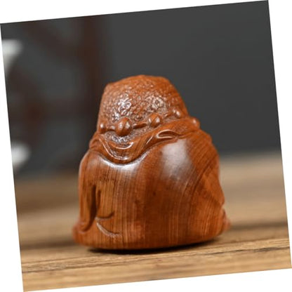 Meditation Wall Decor Thuja Wood Carving Decorative Craft for Bedroom Home