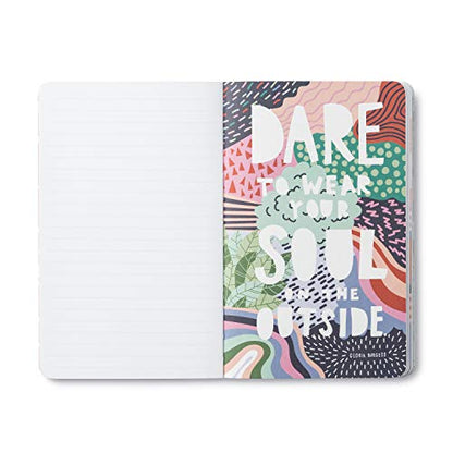 Compendium Softcover Journal - You Are Weird, Unique, and Wildly Perfect. – A Write Now Journal with 128 Lined Pages, 5″W x 8″H - color: Wildly Green