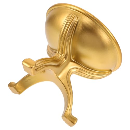 FRCOLOR Altar Offering Bowl Small Decorative Resin Statue Golden Prayer Wash Basin for Worship Holiday Memorial Table Décor