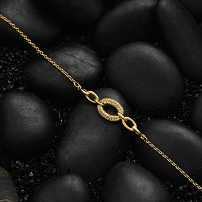LOYATA Gold Bracelet Gold 14K Gold Filled Dainty Chain Simple Jewelry Gift for Women