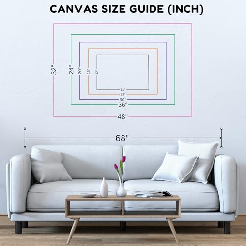 Nature Zen Stones Spa Decor - Canvas Wall Art Print 48×32 inch (120×80 cm) - Horizontal / 1.25 inch (3 cm)