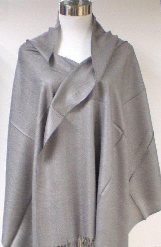 Tapp Collections™ Premium Pashmina Shawl Wrap Scarf - color: Grey