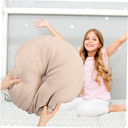 Hemoton Portable Meditation Cushion Comfortable Yoga Pillow for Sitting Floor Tatami Mat for Indoor Use Creative Design Grey for Meditation and Relaxation