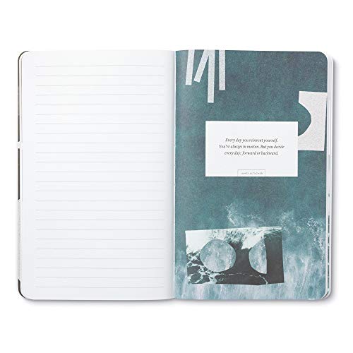 Compendium Softcover Journal - To exist is to change… to go on creating oneself endlessly. – A Write Now Journal with 128 Lined Pages, 5″W x 8″H - color: Creating Multicolor