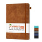 Lined Journal Notebook, 200 Pages, Leather Hardcover Notebooks, A5 College Ruled Thick Classic with Pen Loop Notebook Journals for Writing, for Women Men Office School, 5.75'' X 8.38'', Brown - color: Brown
