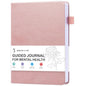 JUBTIC Mental Health Journal, Guided & Anxiety Journal with Mood & Habit Tracker, 90-Day Self Care Planner for Stress Relief with Monthly Summary