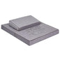 BRAGUE Meditation Cushion Folding Coconut Silk Meditation Meditation Cushion Thickened Yoga Cushion Pillow Cushion Kneeling Buddha Futon Meditation Accessories(Gray,70 * 70cm)