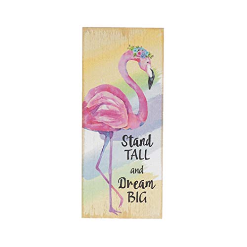 Ganz ER61975 Block Talk, 3-inch Height, Pine Wood, Multicolor (Stand Tall and Dream Big)