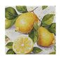 Fruits Lemon Degrees of Comfort Meditation Floor Pillow, Square Large Pillows Seating for Adults, Tufted Corduroy Cushions for Outdoor Yoga Tatami Fireplace Living Room 15x15 Inch