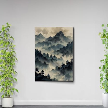Japanese Wall Art, Minimalist Wall Art, Neutral Abstract Art, Modern Minimalist, Zen Wall Art, Zen Printed Wall Art, Japanese Art Print, Decor Canvas, Wall