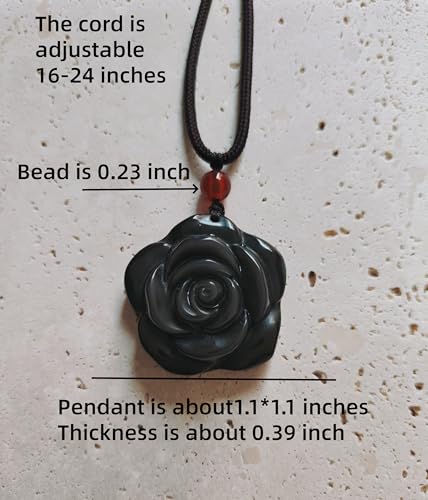 Crystal Pendant Necklaces Healing love Women's Men's choker Obsidian Tiger eye White Crystal Black Gold waterproof dainty Charm stackable statement Cute Stone necklace Unisex - style: Crystal pendant Rainbow Rose