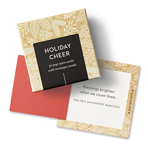 Compendium ThoughtFulls Pop-Open Cards — 3-Pack of Shine, Holiday Cheer, Wish — 90 Pop-Open Cards, Each with a Different Message Inside - color: Shine, Holiday Cheer, Wish