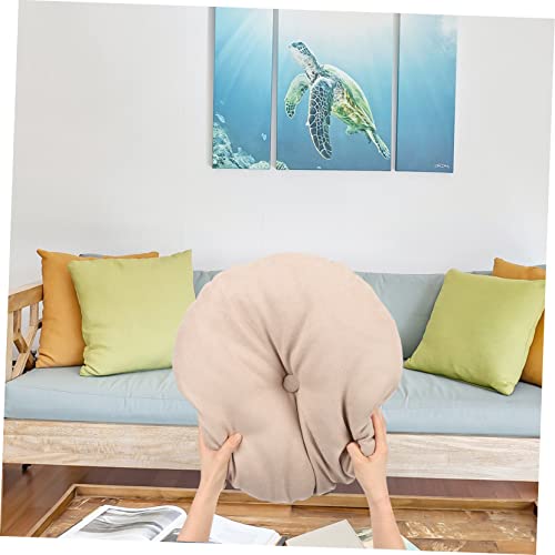 Hemoton Portable Meditation Cushion Comfortable Yoga Pillow for Sitting Floor Tatami Mat for Indoor Use Creative Design Grey for Meditation and Relaxation