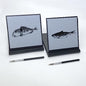 2 Pack Parallel Halo Water Drawing Board Mini Zen Buddha Meditation Drawing Board Paint with Water for Relaxation, Small Travel Size Magic Drawing Watercolor with Brush