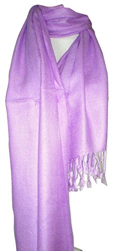 Tapp Collections™ Premium Pashmina Shawl Wrap Scarf - color: Lilac Purple