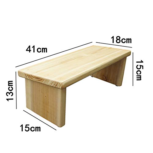Meditation Bench, Angled Legs Ergonomic Yoga Stool, Ideal Low Seat for Meditations, Prayer, and Kids, No Cushion, Mat, Or Pillow Needed,Natural