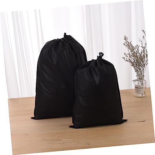 1Set Non Woven Double Drawstring Storage Bag Includes Dustproof Lightweight Portable Organizer for Home Travel