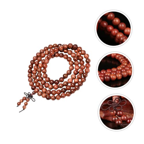 1pc Wooden Bracelet for Men and Women Natural Wood Beads Chic Hand Jewelry for Daily Wear