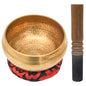 Tibetan Singing Bowl Set-Authentic Cuencos Tibetanos for Sound Healing, Meditation & Chakra Balancing - Includes Cushion, Mallet-Unique Spiritual Gifts for Women and Men (6.3 Inch Bowl) - size: 6.3 Inch Bowl