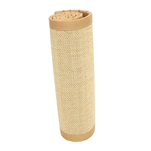 Healifty Bamboo Woven Tatami Mat 50x150CM Portable Meditation Cushion Breathable Floor Pad for Yoga Home Use and Sleeping