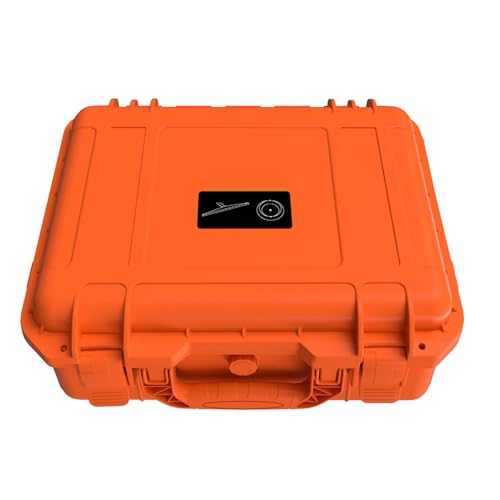 Hard Storage box for Mini and Accessories, IP67 Shockproof Travel Carrying Box with Lockable Holes and Air Valve, for Camping Hiking Off Roading