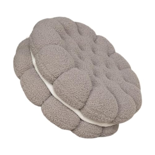 Meditation Cushion Large Floor Pillow 14.6 Inches for Indoor and Outdoor, Gray - color: Gray