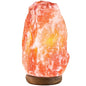 UMAID Himalayan Salt Lamp 8–10"(7–11 lb) Dimmable Pink Rock Salt Lamp with Wooden Base & Night Light Bulb, Spa Decor for Meditation Room, Massage Stones Ambiance, Desk & Bedroom,Gifts for Men & Women - style: Modern Salt Lamp