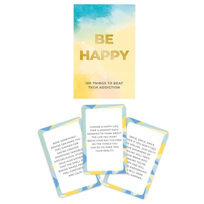 Gift Republic Be Happy - 100 Cards to Help You Find Your Way Back to Happiness